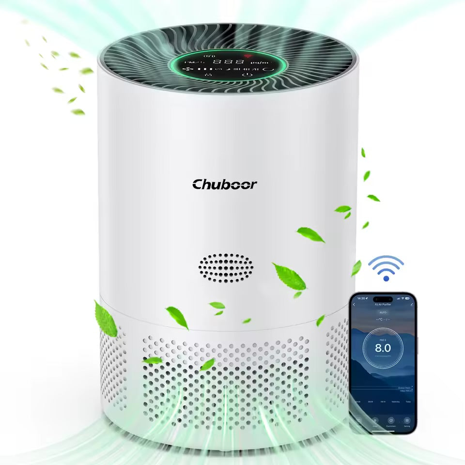 Air Purifier for Home with H13 True HEPA Filter and PM2.5 Detection - Velloremi