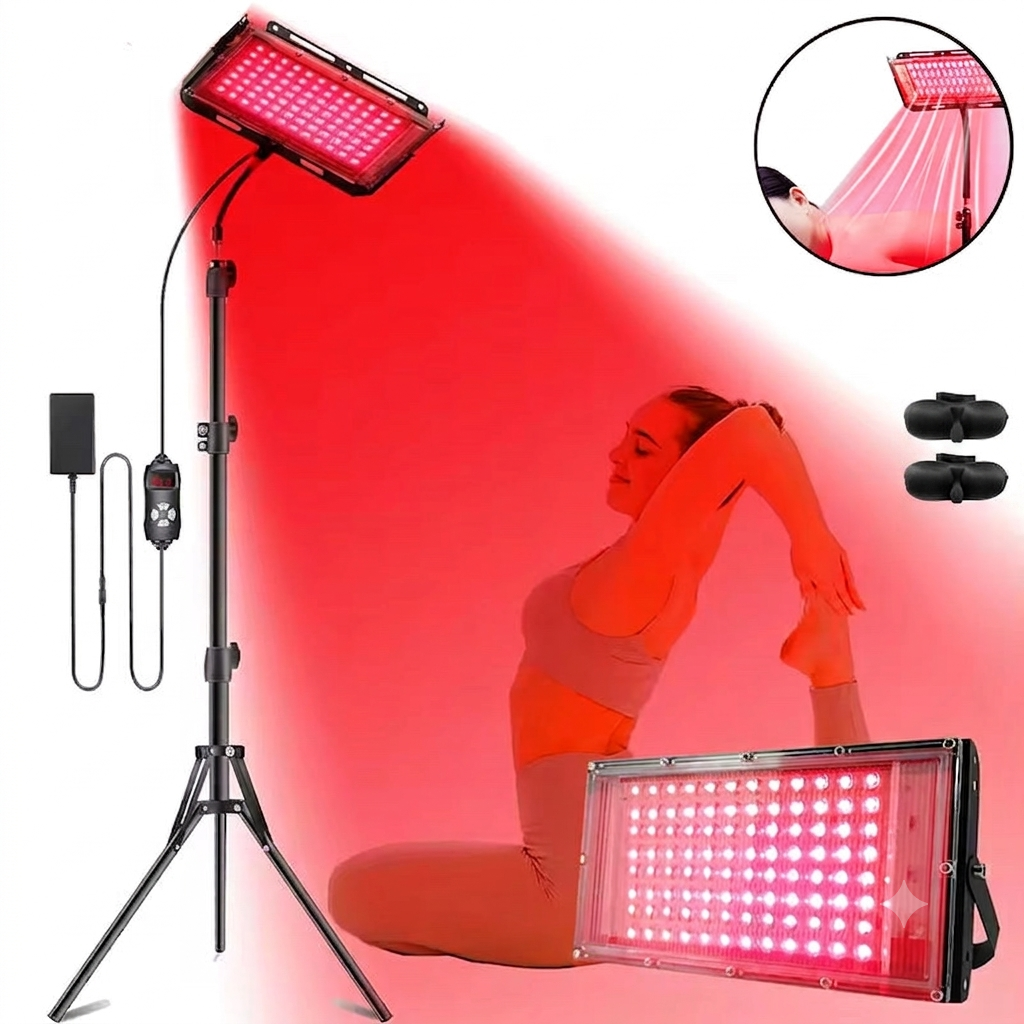Velloremi Premium Red Light Therapy Lamp for Recovery