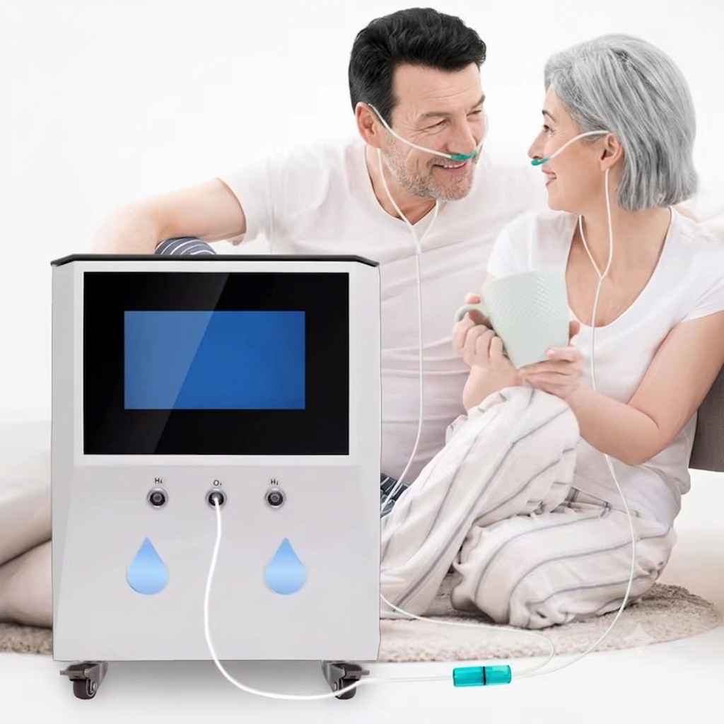 Velloremi Medical 3000ml Hydrogen Inhalation Machine with H2 O2 Output - Velloremi
