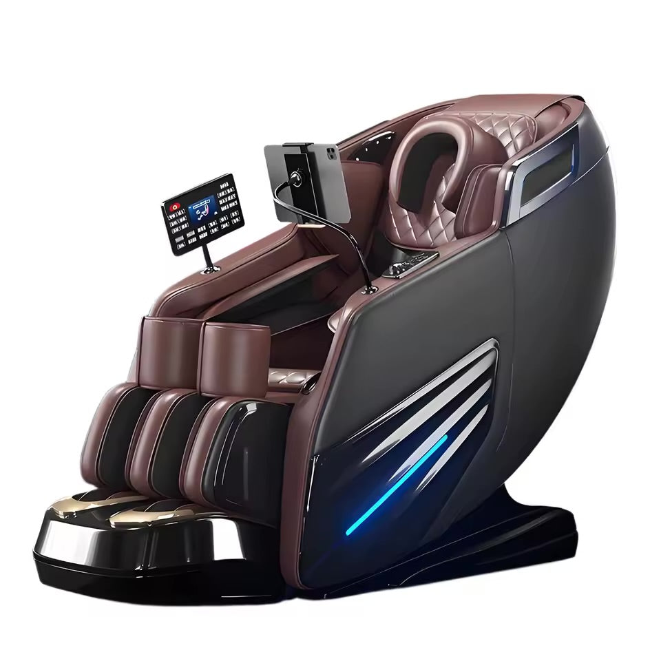 2026 Upgrade 6D Jade Rollers Massage Chair with SL-Track & AI Voice Control - Velloremi