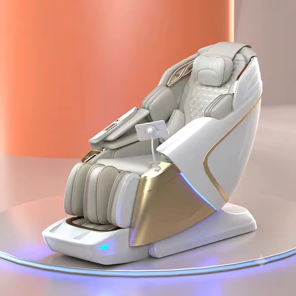 Dual-Core 4D SL-Track Zero Gravity Full Body Massage Chair with 3-Year Warranty - Velloremi