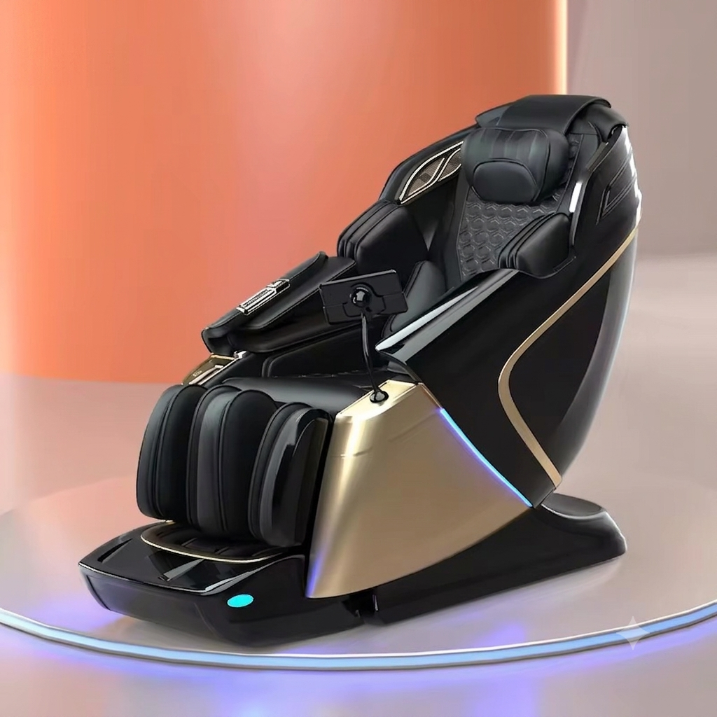 Dual-Core 4D SL-Track Zero Gravity Full Body Massage Chair with 3-Year Warranty - Velloremi