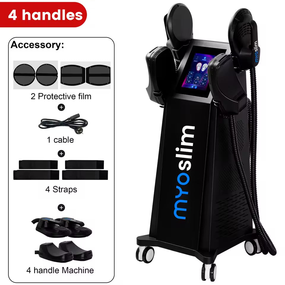 EMS Myoslim RF Body Sculpting Machine – 6500W, 200Hz, 15T - Velloremi