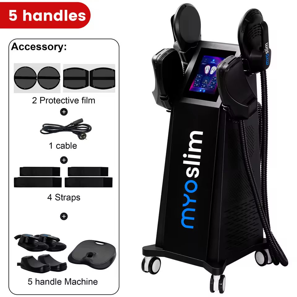 EMS Myoslim RF Body Sculpting Machine – 6500W, 200Hz, 15T - Velloremi