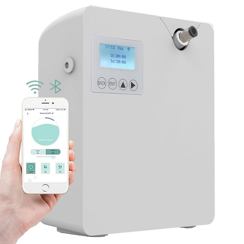 Bluetooth Smart Aroma Diffuser – 300m³ Coverage for Hotels & Home - Velloremi