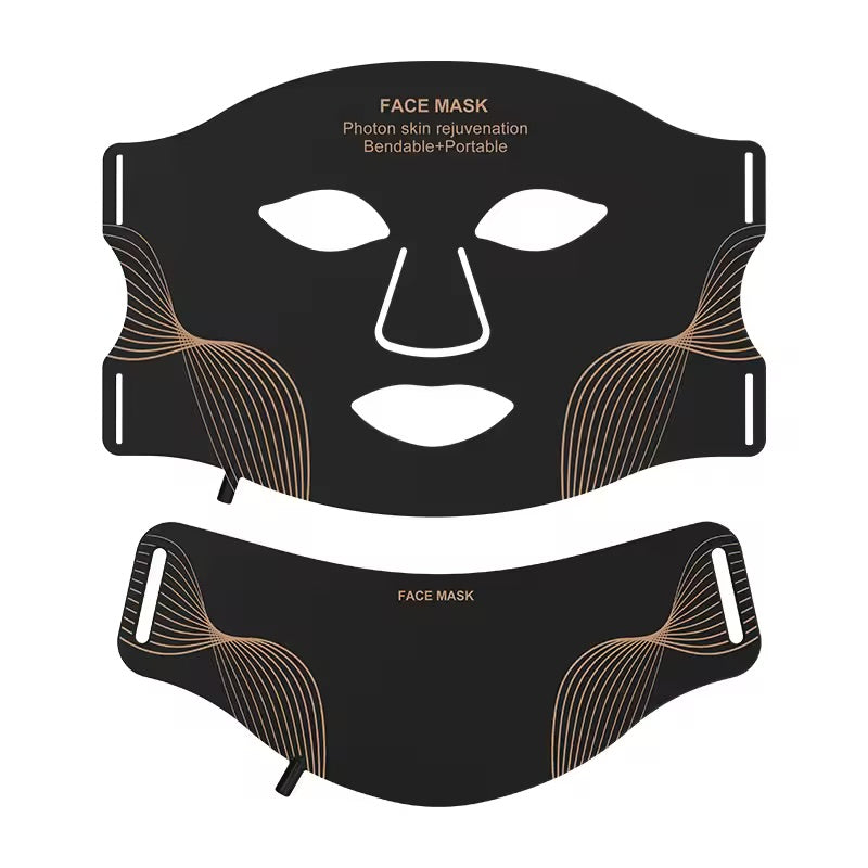 Velloremi 7-Color LED Face and Neck Mask for wireless at-home light therapy