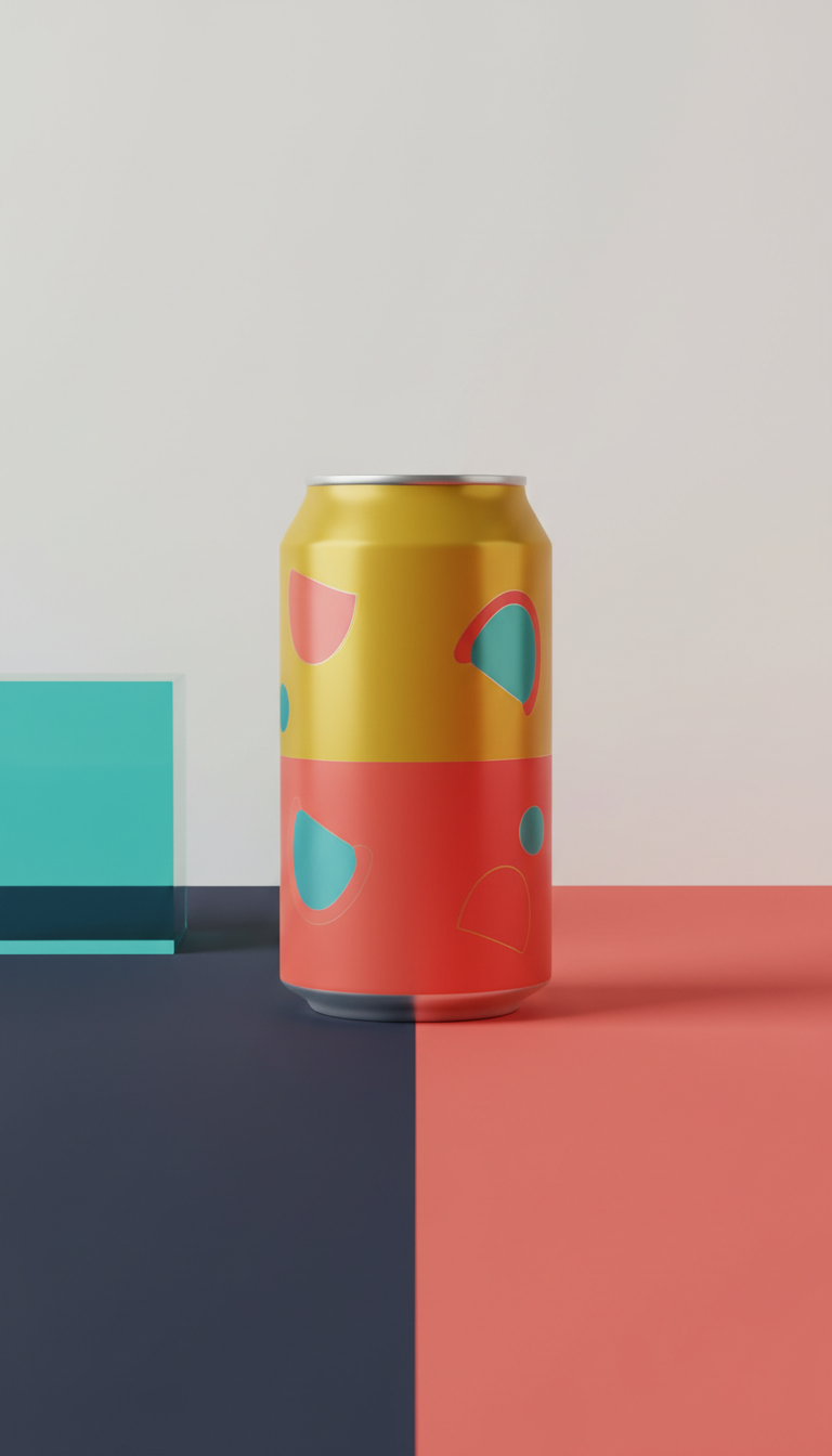 Golden Citrus Sparkling Water Aluminum Can